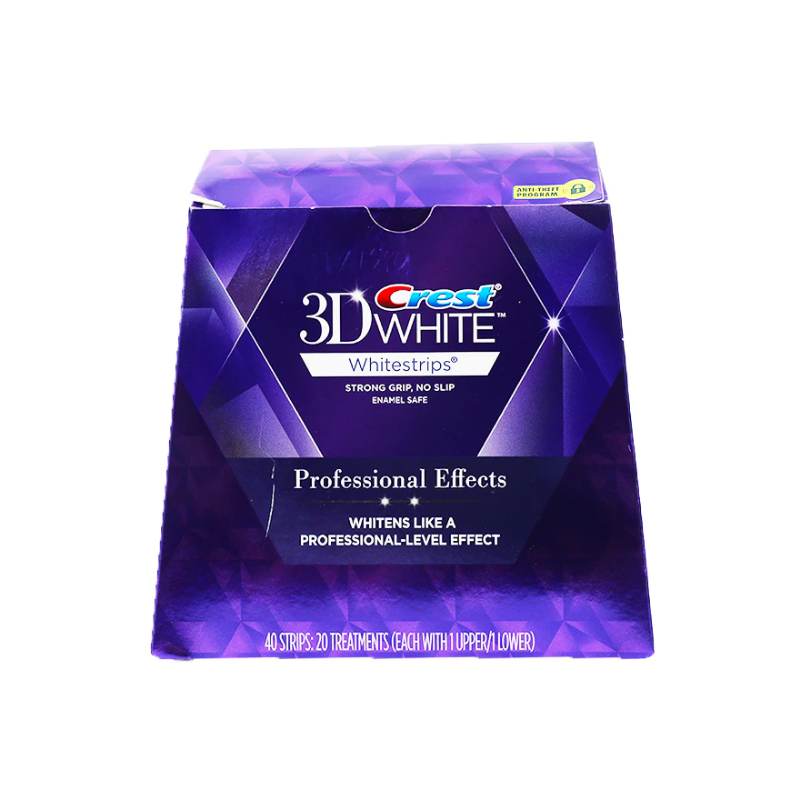 crest 3d white whitestrips professional effects 20 treatments