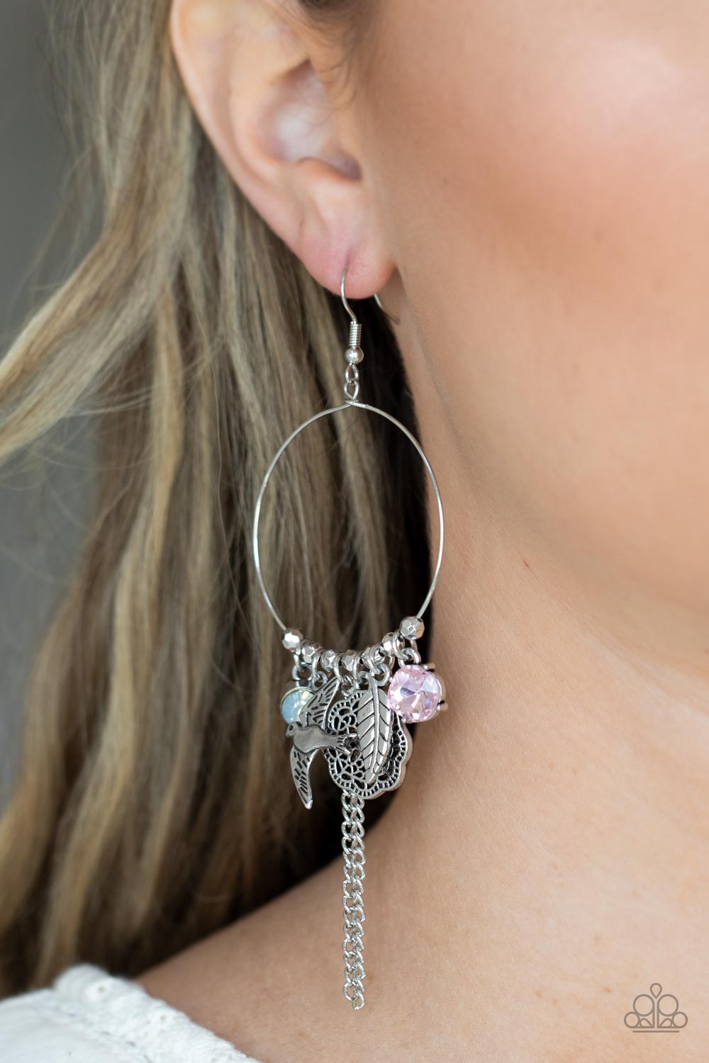 TWEET Dreams - Pink Earrings - Paparazzi Accessories