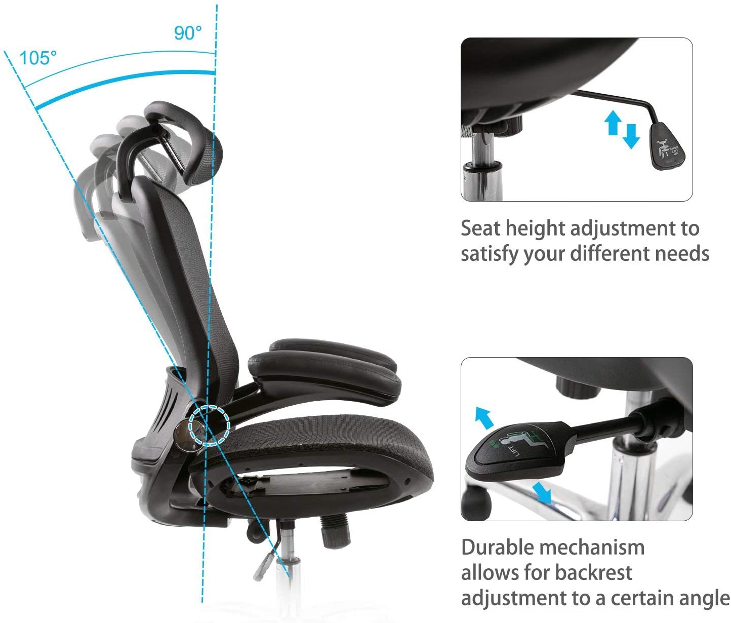 mimoglad ergonomic office chair