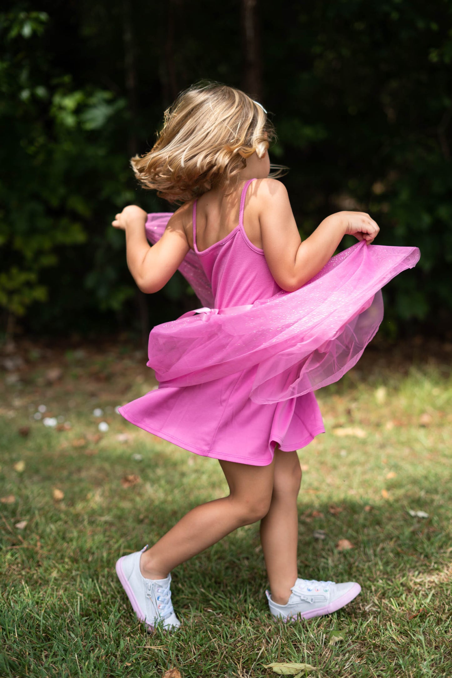 Girl's Ballerina Dust Rose Tutu Dress for 3-7 Years