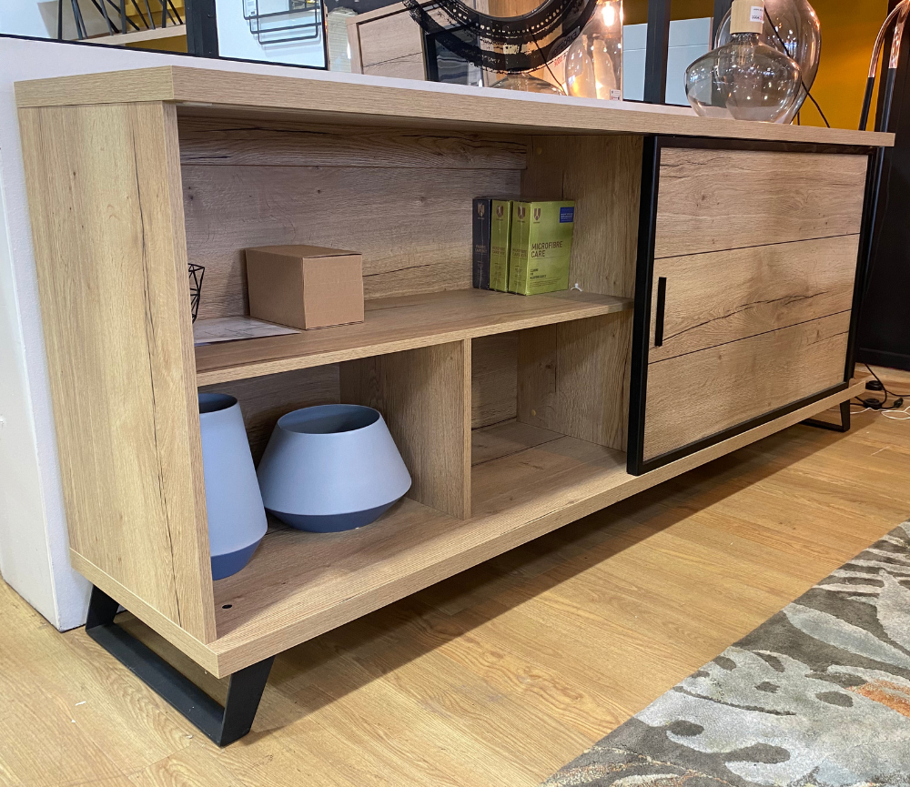 Buffet de salle à manger bois massif contemporain design - Souffle d'intérieur - Lievens