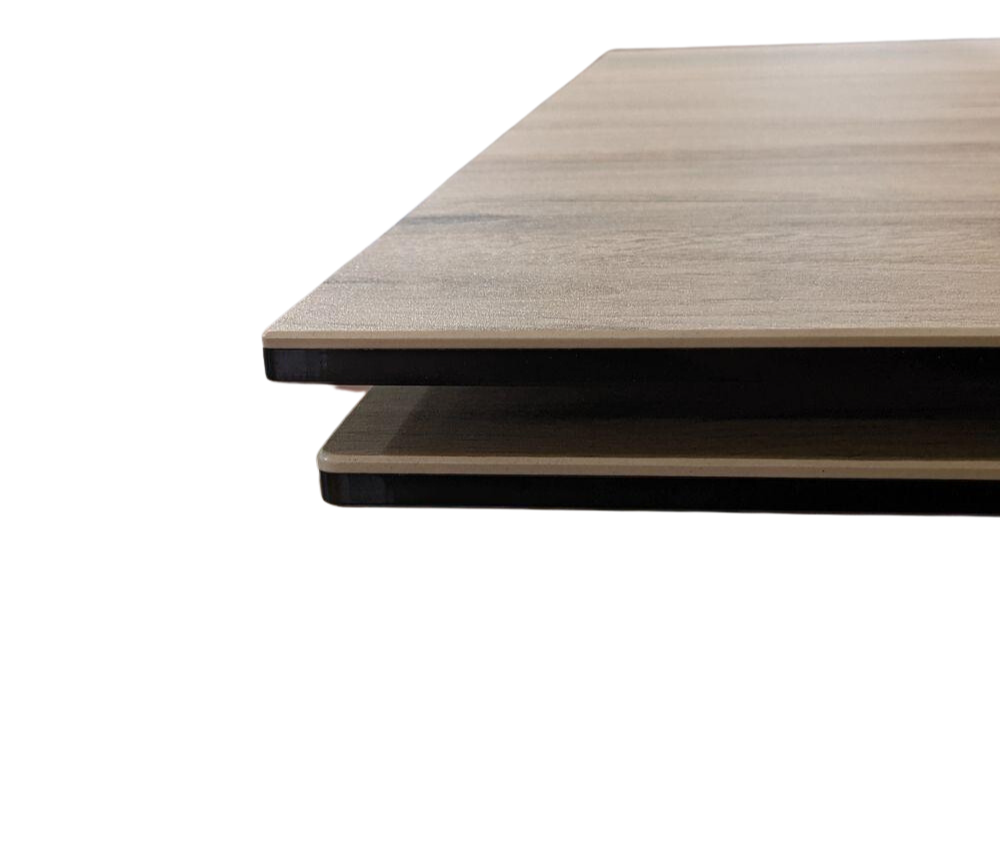Table extensible céramique bois rectangulaire