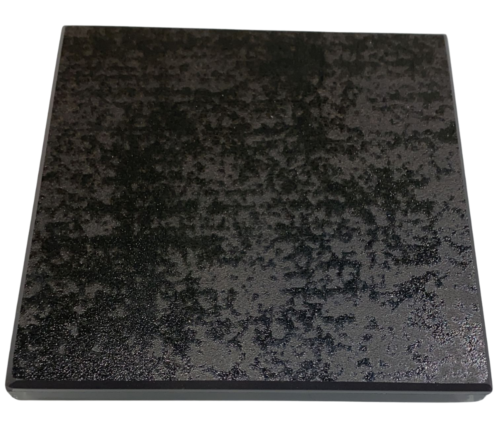 Table ronde extensible acier rouille pieds métal noir - Akante - Souffle d'intérieur