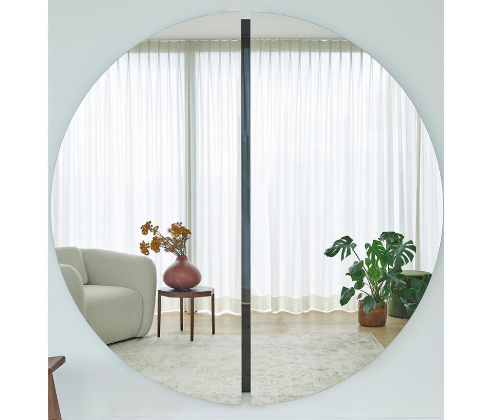 Grand miroir rond design - decknudt mirrors - Souffle d'intérieur