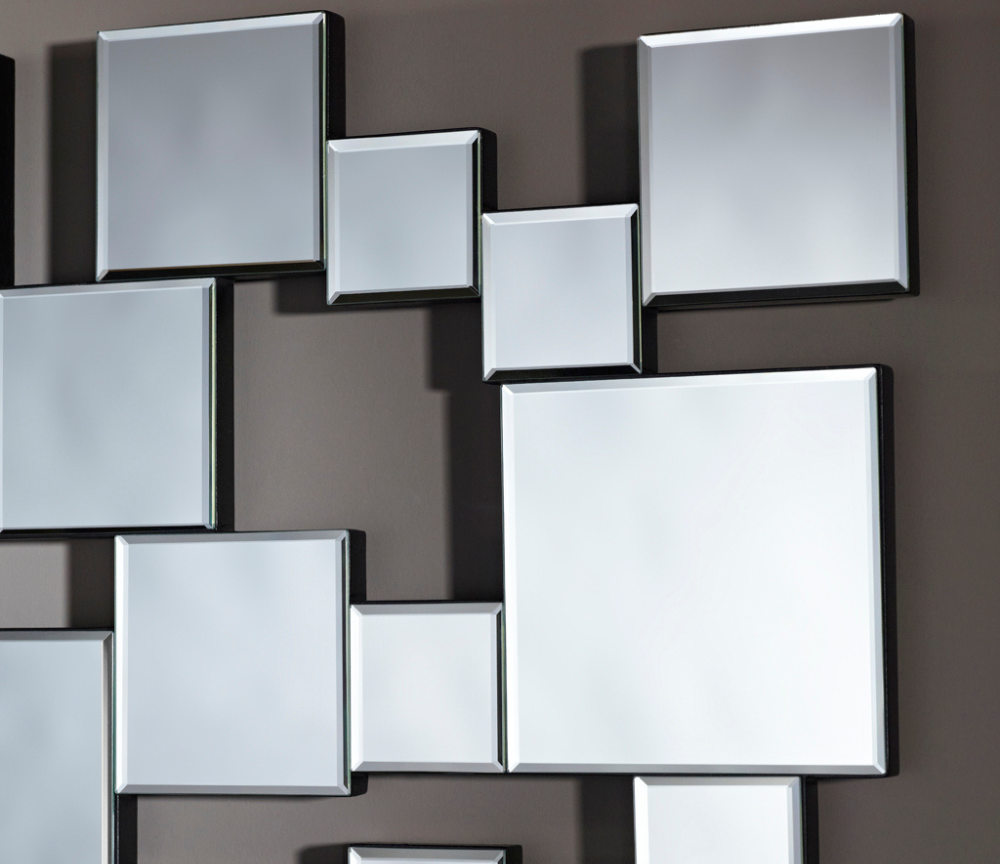 Miroir design mural moderne rectangulaire - Souffle d'intérieur - Decknudt mirrors - Pixels