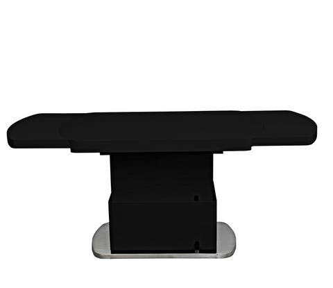 table basse relevable en verre trempé noir - Souffle d'intérieur