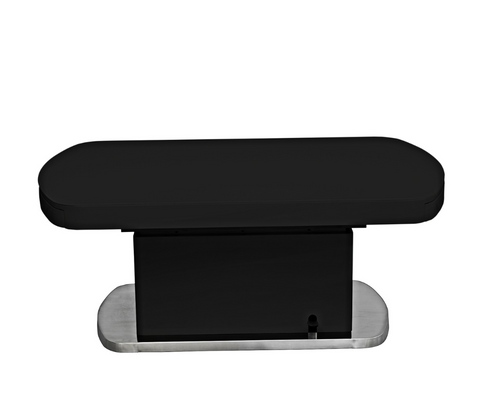 table basse relevable en verre trempé noir - Souffle d'intérieur