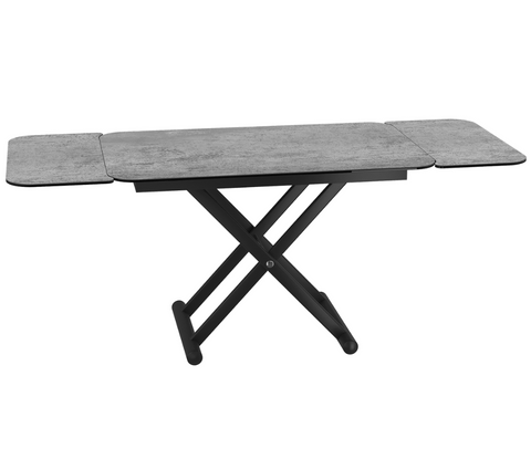 table basse relevable céramique grise akante - Souffle d'intérieur
