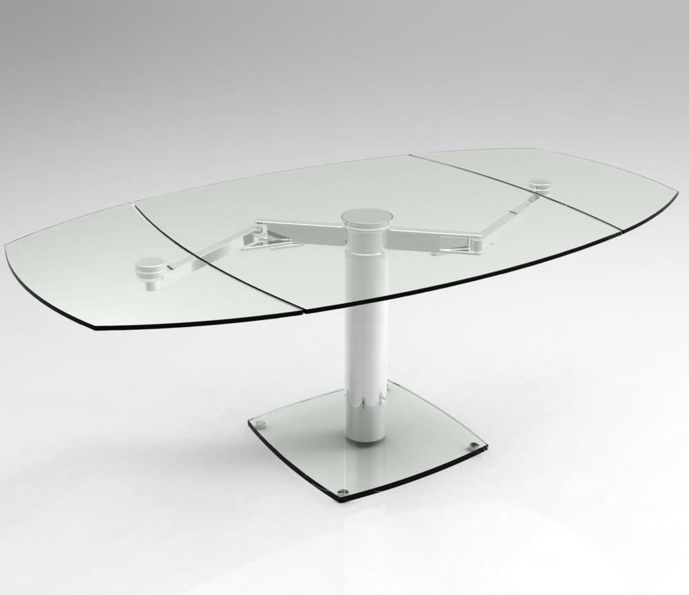 table en verre extensible design italien - Souffle d'intérieur