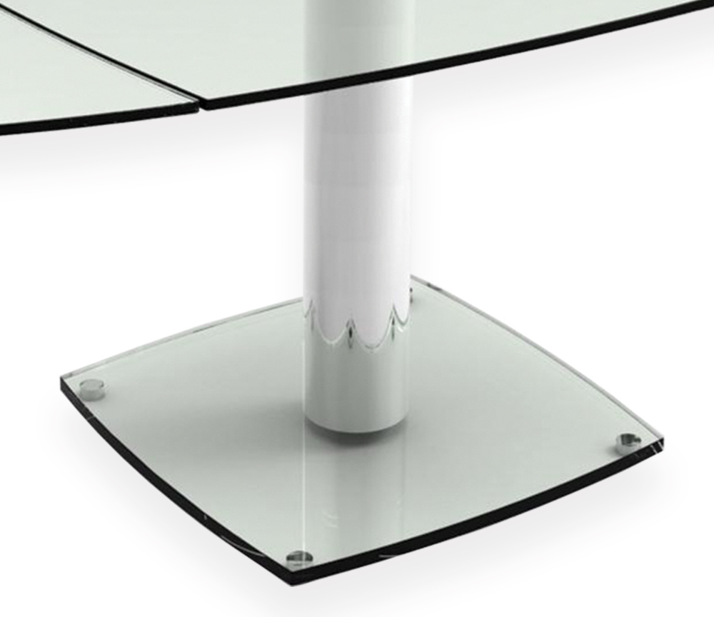 table en verre extensible design italien - Souffle d'intérieur