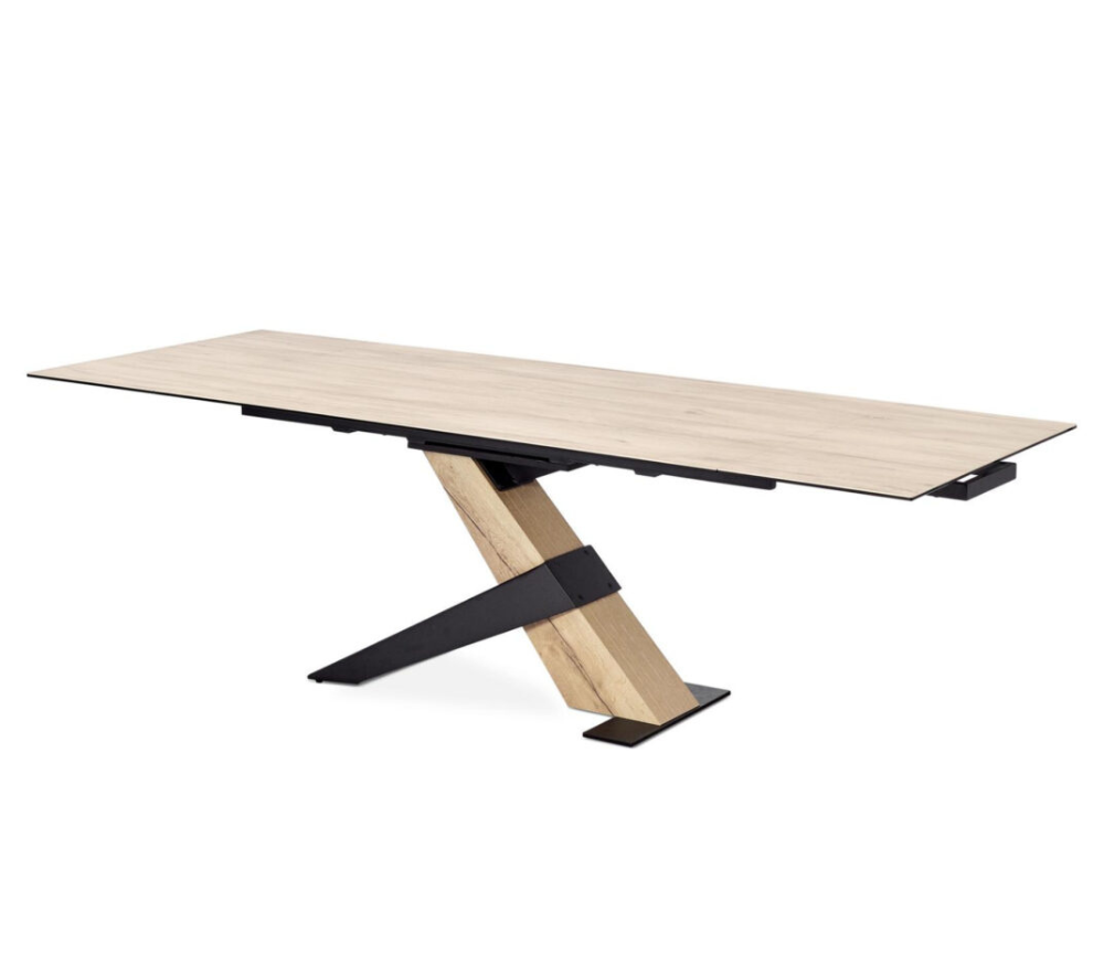 Table extensible céramique bois rectangulaire - Lievens - Souffle d'intérieur