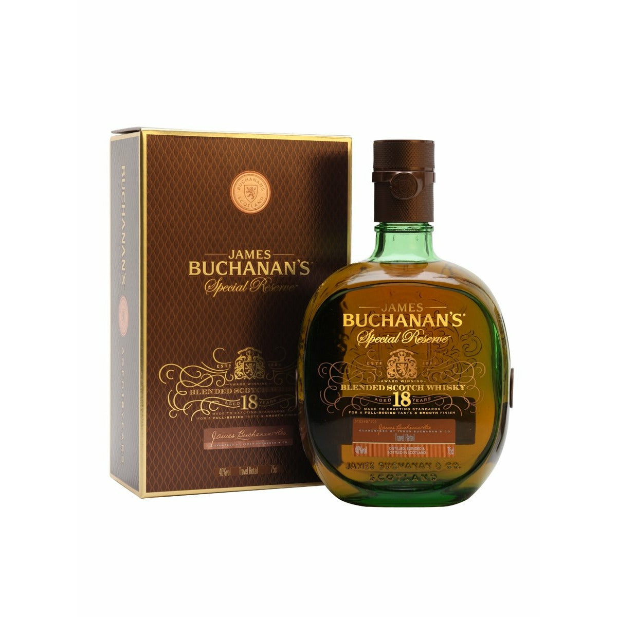 gastar Absay Especializarse Buchanan's 18 Year Special Reserve Blended Scotch Whisky – Wardman Wines