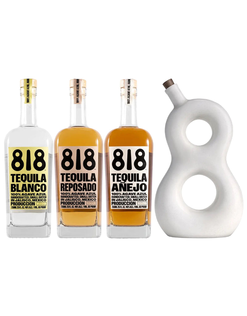 Buy 818 Tequila Set Including Blanco, Reposado, Anejo Online