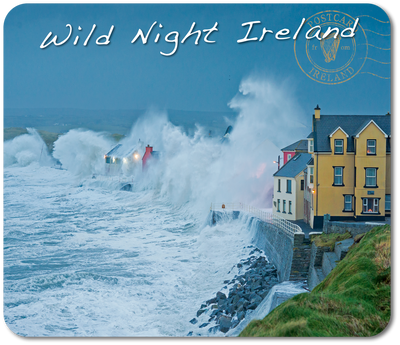 Wild Atlantic Way Map Coaster Real Ireland Picture Press