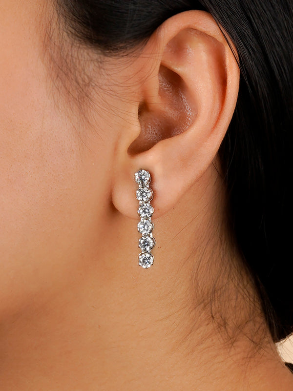 Buy Heart Shaped Pink Faux Diamond Earring Stud, Pink Heart Zircon Stud  Earring, Cartilage Earrings/conch Earrings/daith Earrings/tragus Earring  Online in India - Etsy