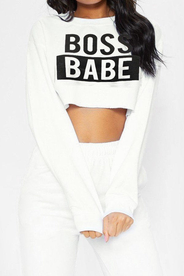 Boss Babe Cropped Top – HighLuxx