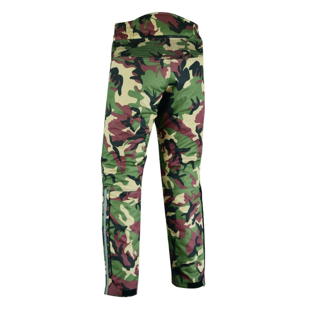 Warrior Gears® Camo Mens Motorcycle Trousers | Camouflage | Waterproof