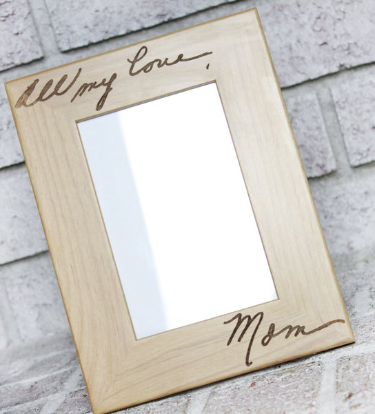 Engagement Photo Frame White Wood 4x6 Photo - Made To Order Custom Gift  Austr