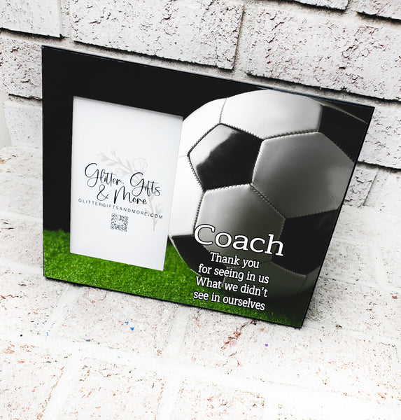 Soccer coach gift, Soccer frame, end of season gift, team mom, soccer –  GlitterGiftsAndMore