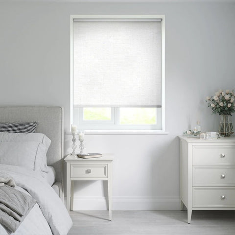 Paris White FR Roller Blinds