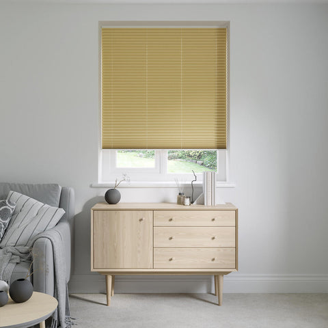 Blackout pleated blinds