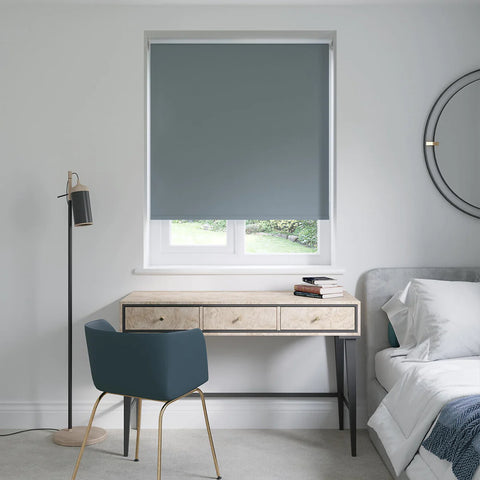 Barcelona Sonar Grey Electric Roller Blinds