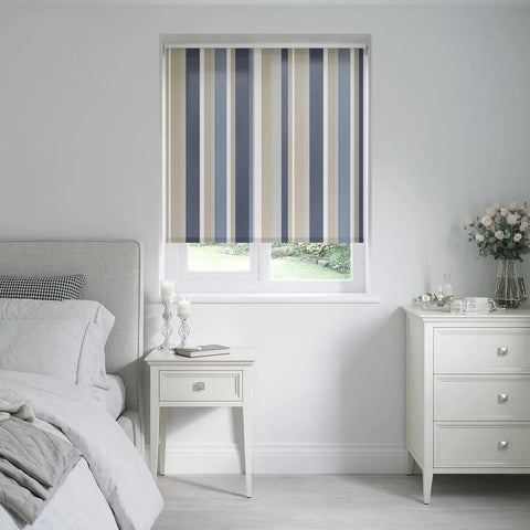 York Swing Blue Roller Blinds