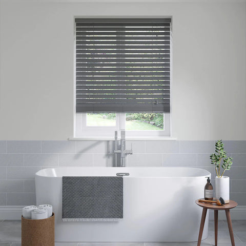 Gallant Grey Wooden Blinds 50mm