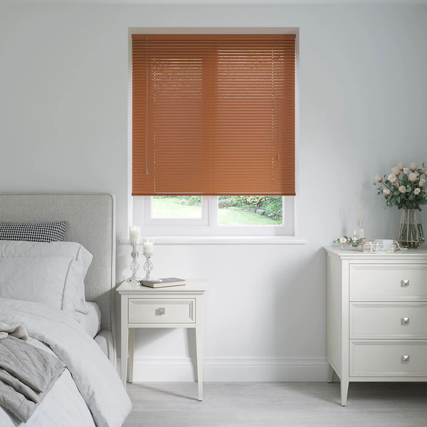 Orange Aluminium Venetian Blind