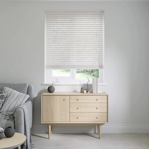 Rome Arctic White Wooden Blinds 50mm