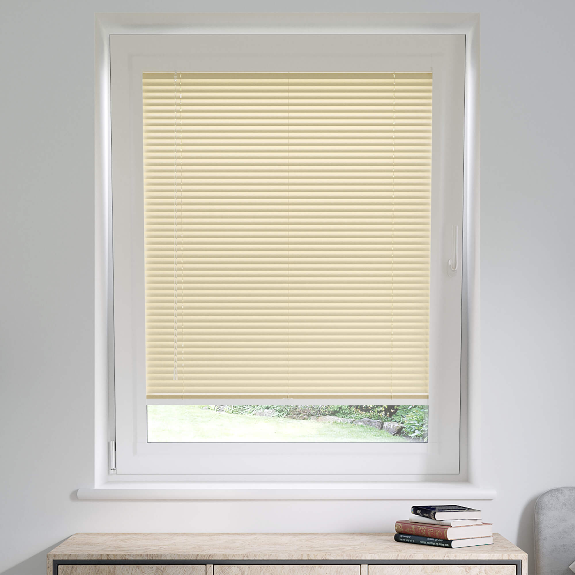 Buy Perfect Fit Butter Yellow Venetian Blinds 25mm – Blinds4you