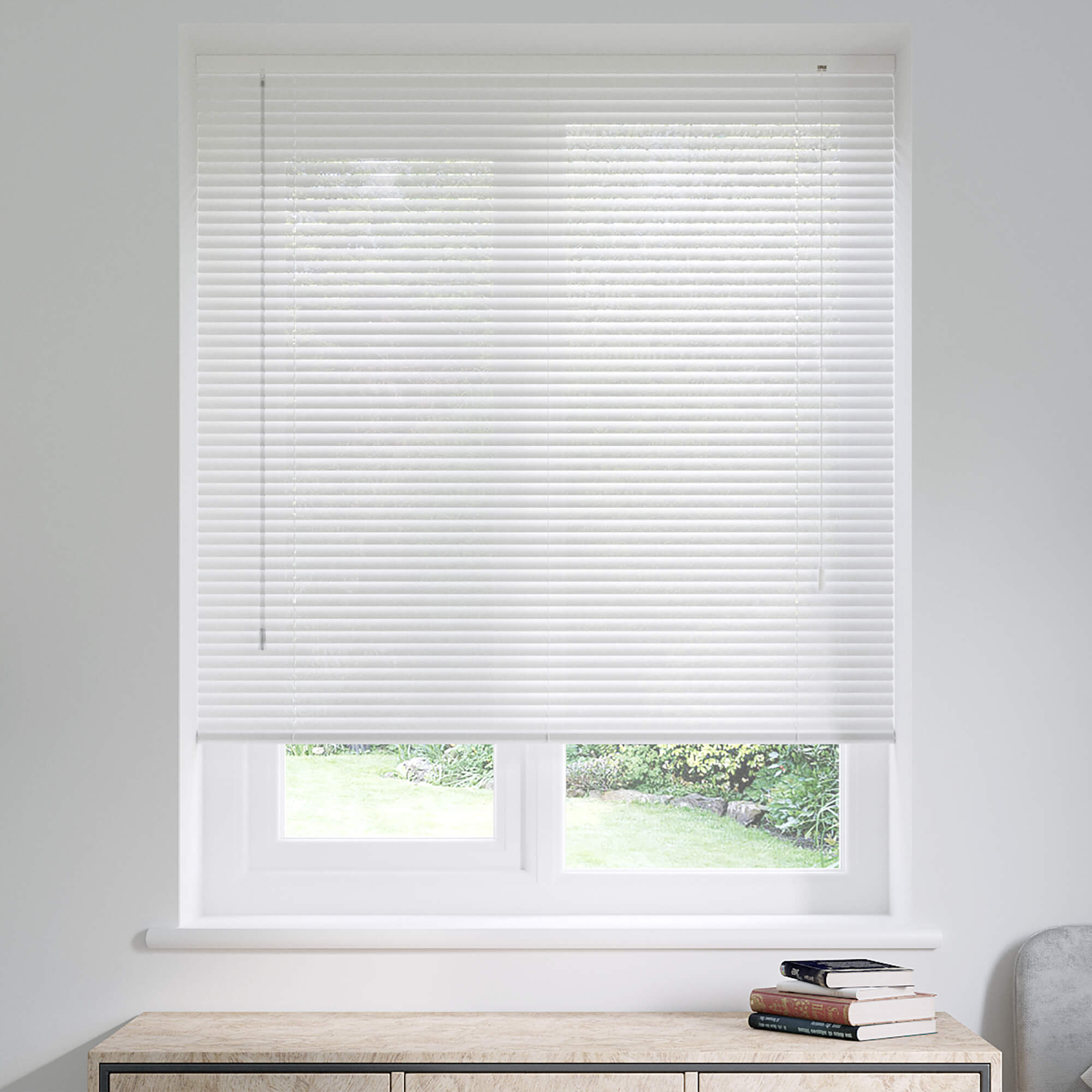 Buy Perforated White Essence Venetian Blinds 25mm – Blinds4You