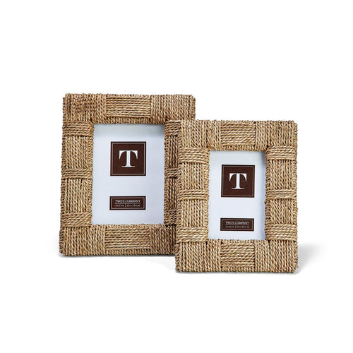 Braided Rattan Photo Frame - 2 sizes available – Theory Design Studio