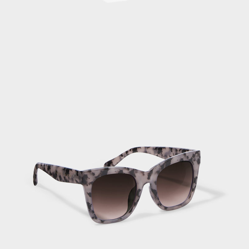 Mykonos Sunglasses - Gradient Tortoiseshell Grey