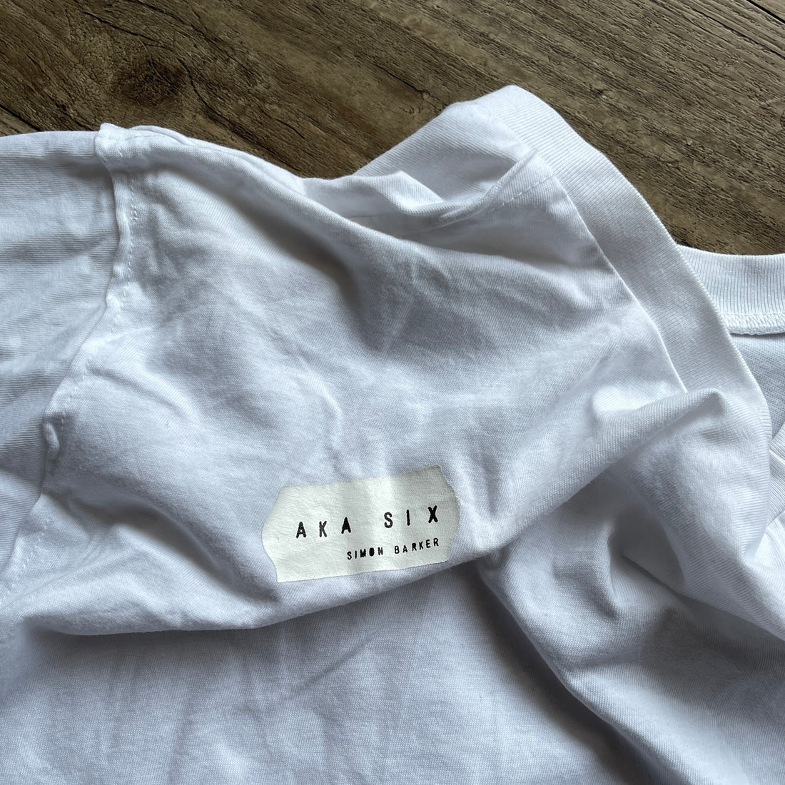 【AKA SIX BY SIMON BARKER X fragment design / DEAD COWBOYS TEE / SIZE L】