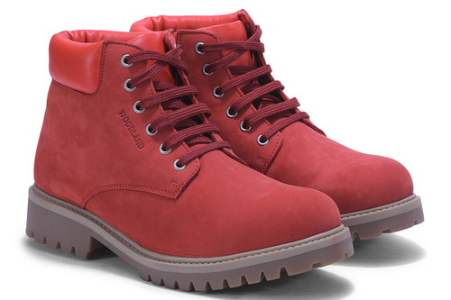Women's Leather Boots (#3133118_Port Red) – Woodland Canada