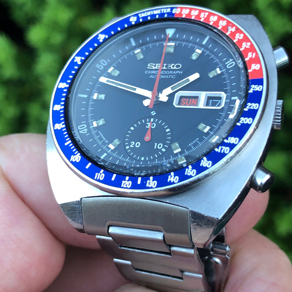 Seiko 6139-6002 Pogue/Cevert Chronograph One owner from November 1972 –  classicseiko