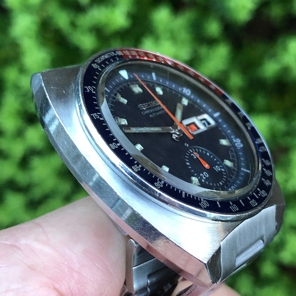 Seiko 6139-6002 Pogue/Cevert Chronograph One owner from November 1972 –  classicseiko