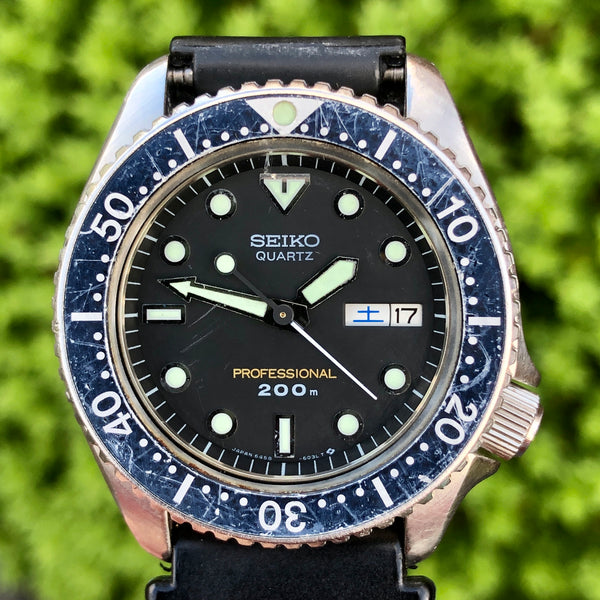 Seiko 6458-6020 JDM Quartz 200m Diver from Feb 1985 Now in Sweden –  classicseiko