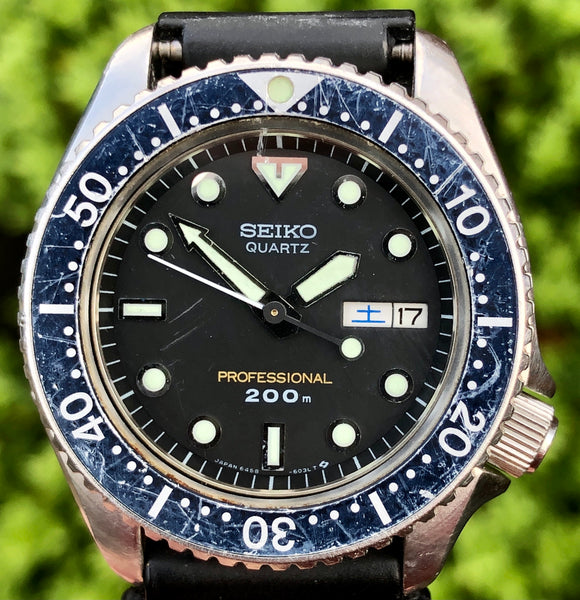 Seiko 6458-6020 JDM Quartz 200m Diver from Feb 1985 Now in Sweden –  classicseiko