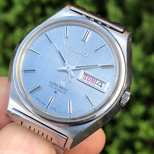 Lord Matic 5606-7010 Weekdater from August 1970 – classicseiko