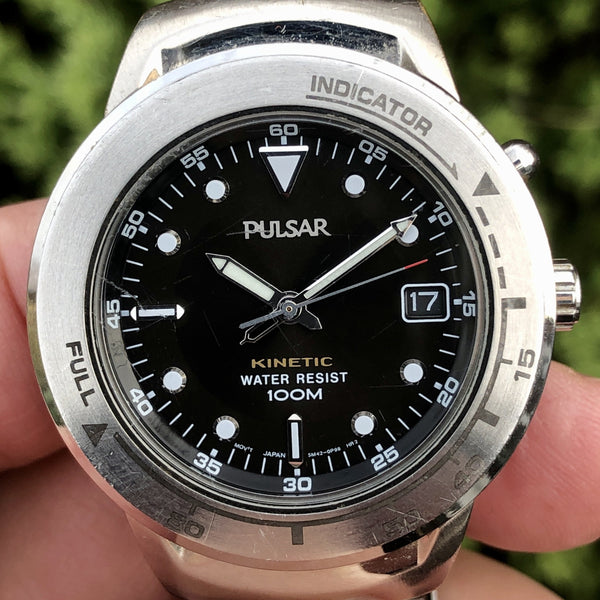 Pulsar Kinetic 5M42-0M70 Sports Watch - Seiko Japan Movement – classicseiko