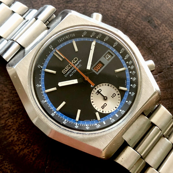 Seiko 6139-7080 'Hexagon' Automatic Chronograph from October 1975 –  classicseiko