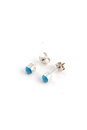 
                
                    Load image into Gallery viewer, Children&amp;#39;s Zuni Turquoise Earrings
                
            