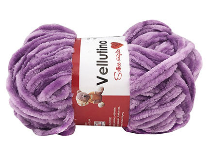 5 Gomitoli di Ciniglia Vellutino Tre Sfere Poliestere 250gr ideale per Amigurumi e Uncinetto