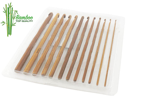 Set Uncinetti Bamboo misti da 2mm a 8mm Tre Sfere Confezione Intera