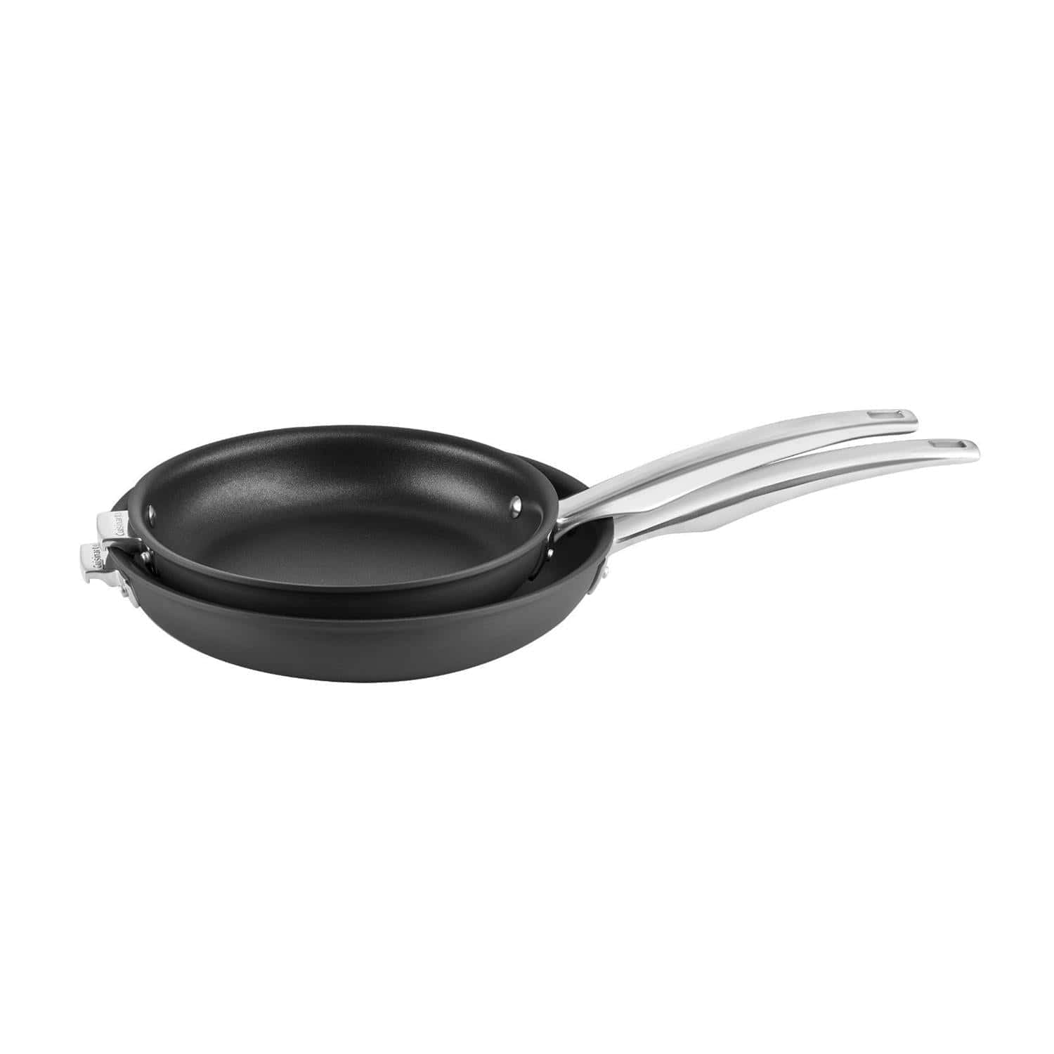 Cuisinart FP2-24BK 10-inch Nonstick Set Frittata Non-Stick Sauce Pan,  Black/Stainless Steel