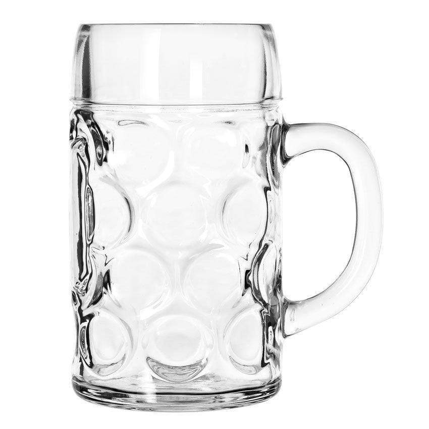 Traditional German Style Dimple Stein Beer Mug - 19 oz Capacity