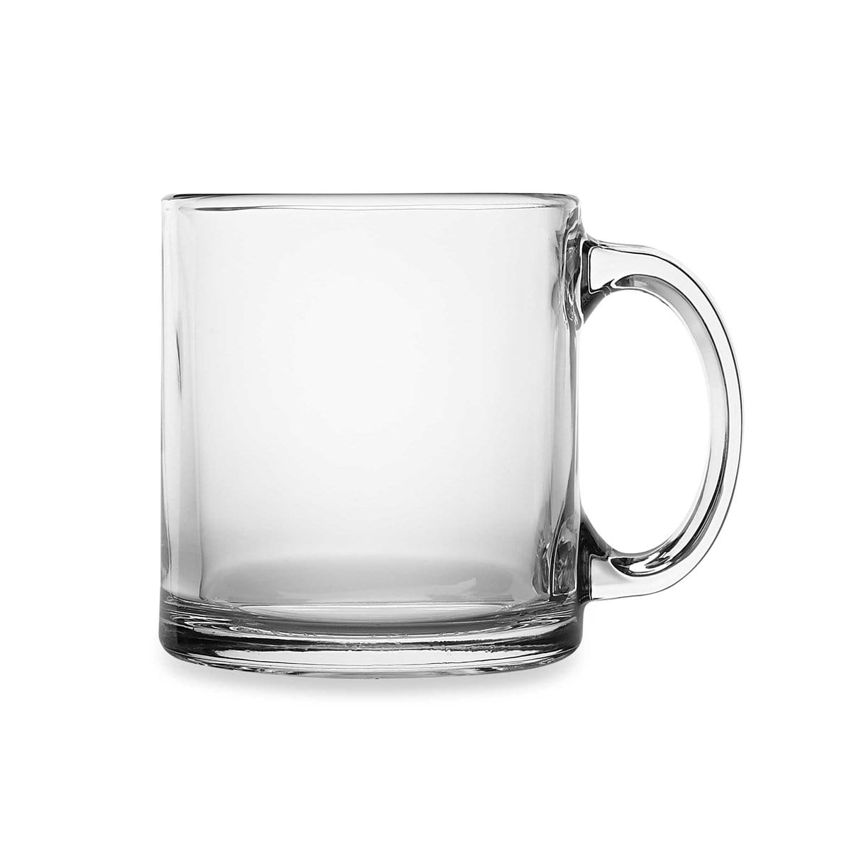 Libbey Square Coffee Mug Glasses, 14 oz/414 mL, Set of 4 