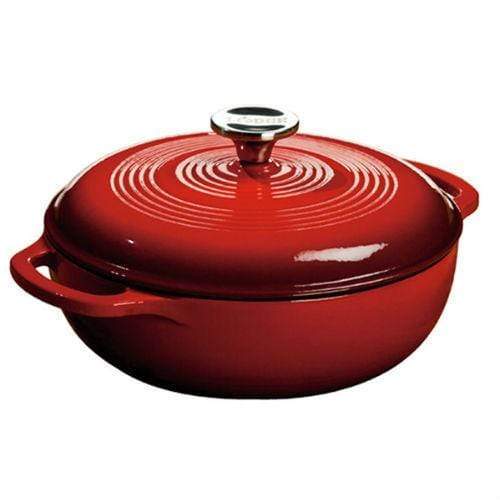 Lodge Color Enamel Cast Iron 7.5 qt Dutch Oven - Caribbean Blue